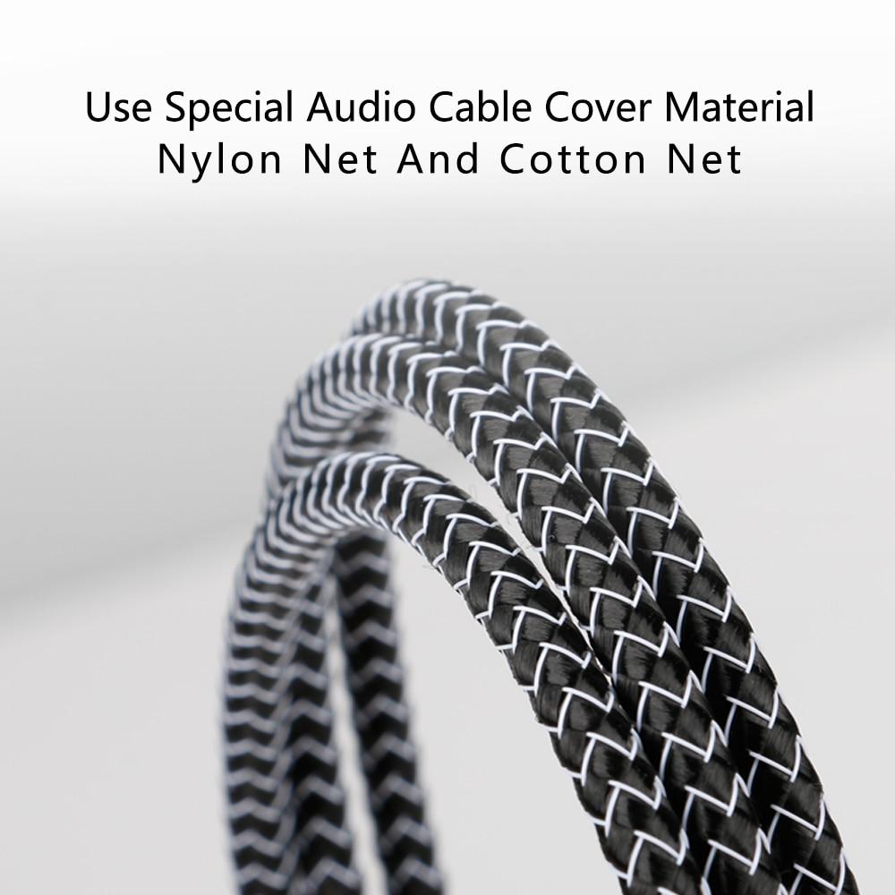 SKW WG20-02 Silver Plating On OCC Conductor Audio Cable HiFiGo