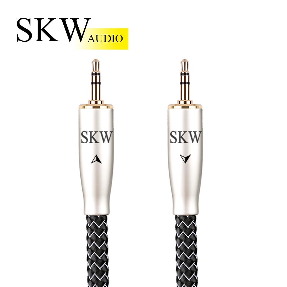 SKW WG20-02 Silver Plating On OCC Conductor Audio Cable HiFiGo WG20-02 1.5m