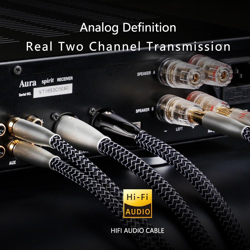 SKW WG20-06 3 Pin XLR Audio Cable Male To Female For CD Connect To Amplifier HiFiGo