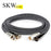 SKW WG20-06 3 Pin XLR Audio Cable Male To Female For CD Connect To Amplifier HiFiGo WG20-06 1.5m 