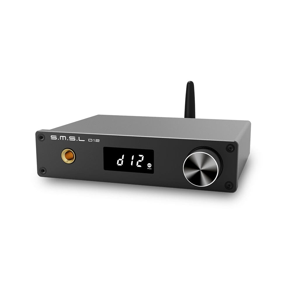 SMSL D12 AK4493S Bluetooth 5.0 USB MQA DAC & Headphone Amplifier Headphone AMP DAC HiFiGo
