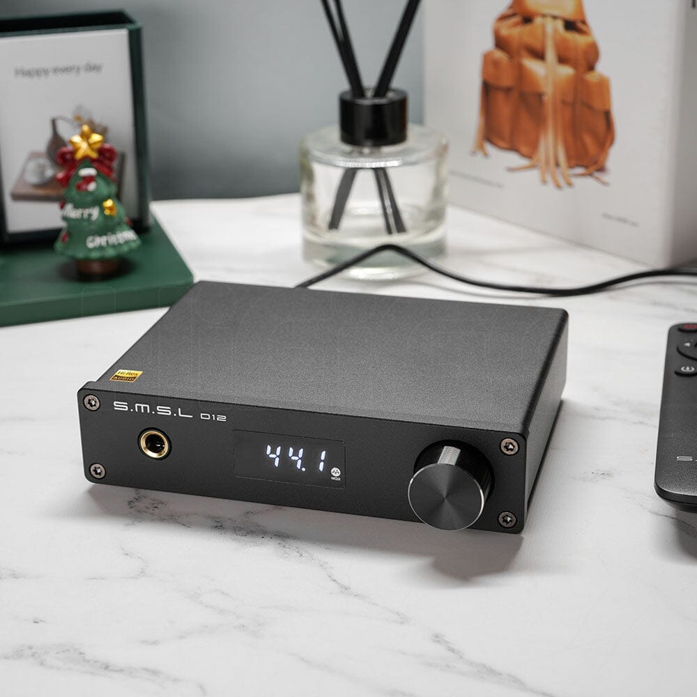 SMSL D12 AK4493S Bluetooth 5.0 MQA DAC & Headphone Amplifier