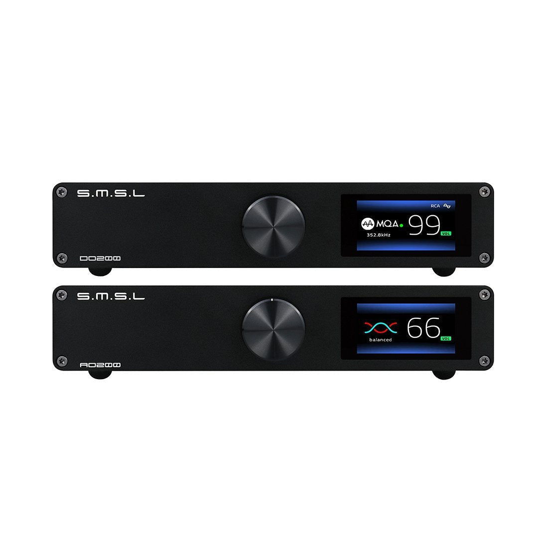 【BT5.0 /XLR対応 】SMSL AO200 デジタルアンプ 動作良好 SMSL DO200 MQA DAC + AO200 Digital Power Amplifier + Cables