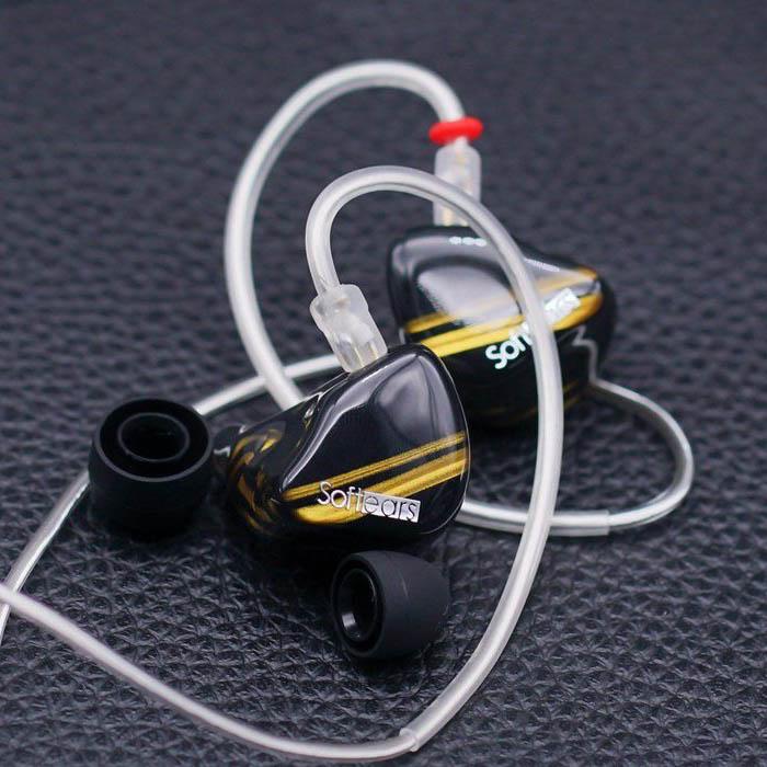 SoftEars CERBERUS 1DD+4BA+2EST Hybrid Drivers HiFi In-Ear Earphone Earphone HiFiGo