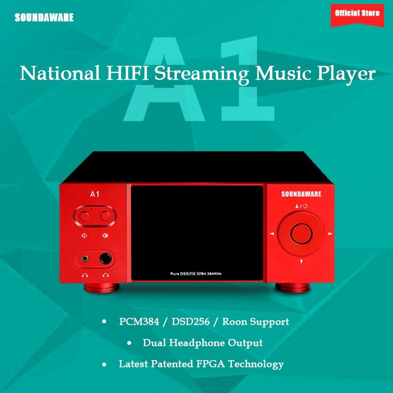 Soundaware A1 DSD256 PCM384kHz DAC Decoder AMP Desktop HiFi Network Audio Amplifier HiFiGo