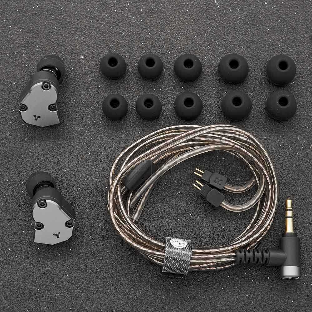 TinHiFi C2 Mech Warrior Newly Developed PU+LCP Composite Diaphragm In-Ear Monitors Earphone HiFiGo