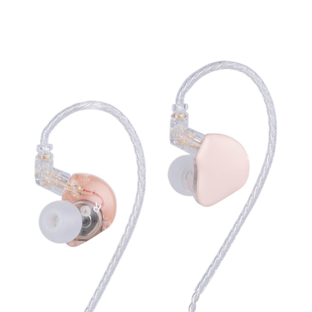 TINHIFI T1 PLUS Beryllium Diaphragm Dynamic Driver in-Ear Earphone HiFiGo PINK