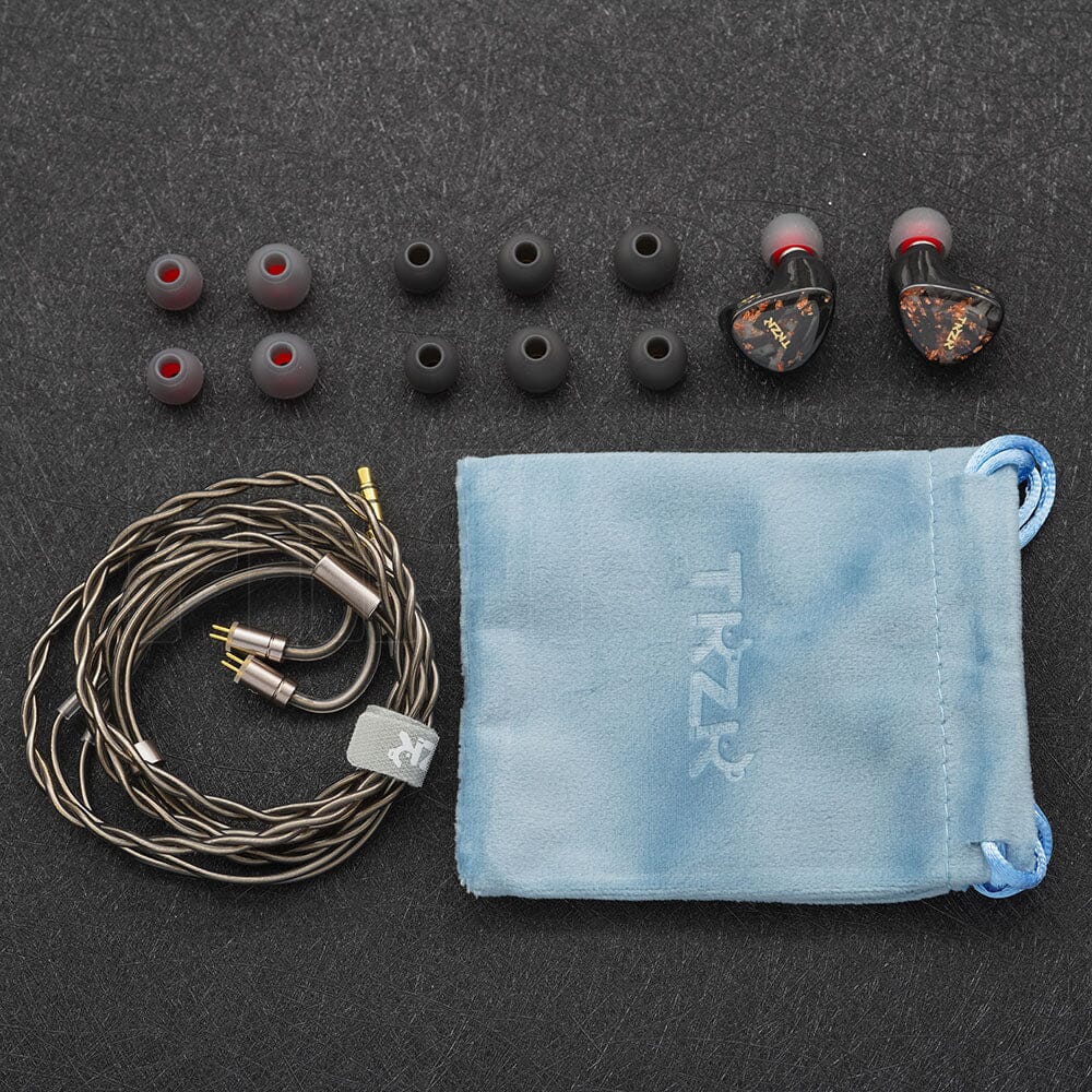 TKZK Ouranos 10mm Carbon Nanotube Dynamic Driver In-Ear Earphone Earphone HiFiGo