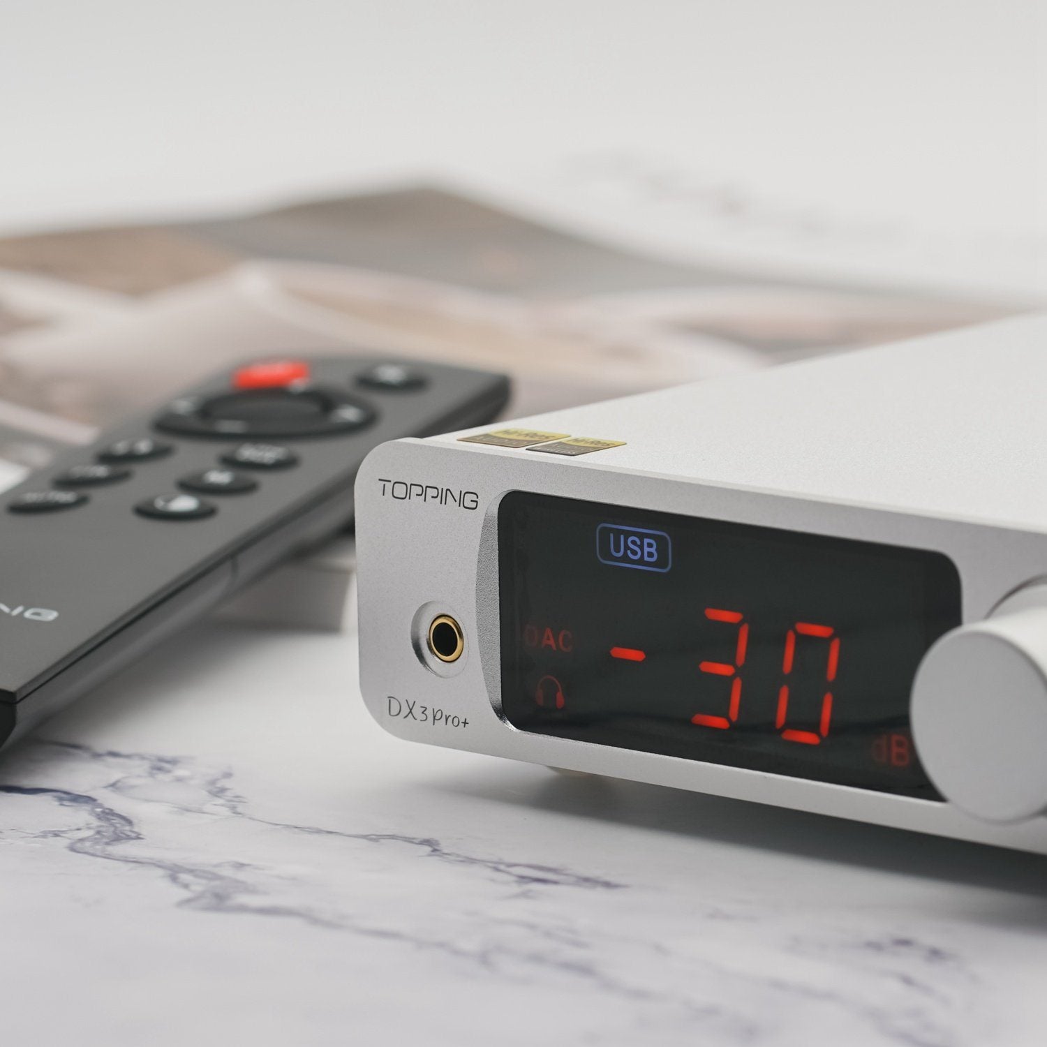 TOPPING DX3pro+ Bluetooth 5.0 DAC & Headphone Amplifier Pre Amplifier HiFiGo