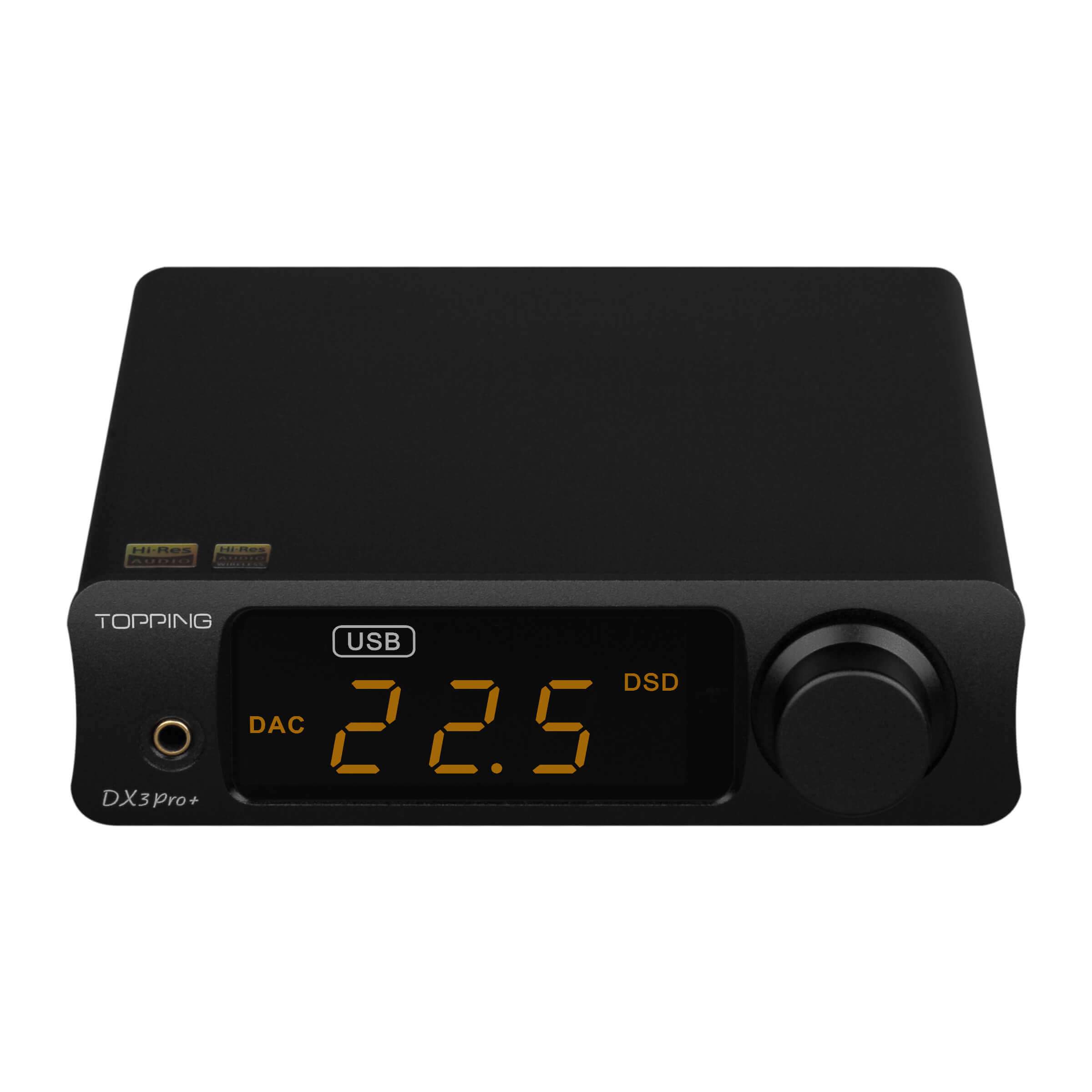 TOPPING DX3pro+ Bluetooth 5.0 DAC & Headphone Amplifier Pre Amplifier HiFiGo