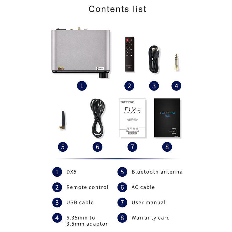 TOPPING DX5 DAC MQA HiFiGo
