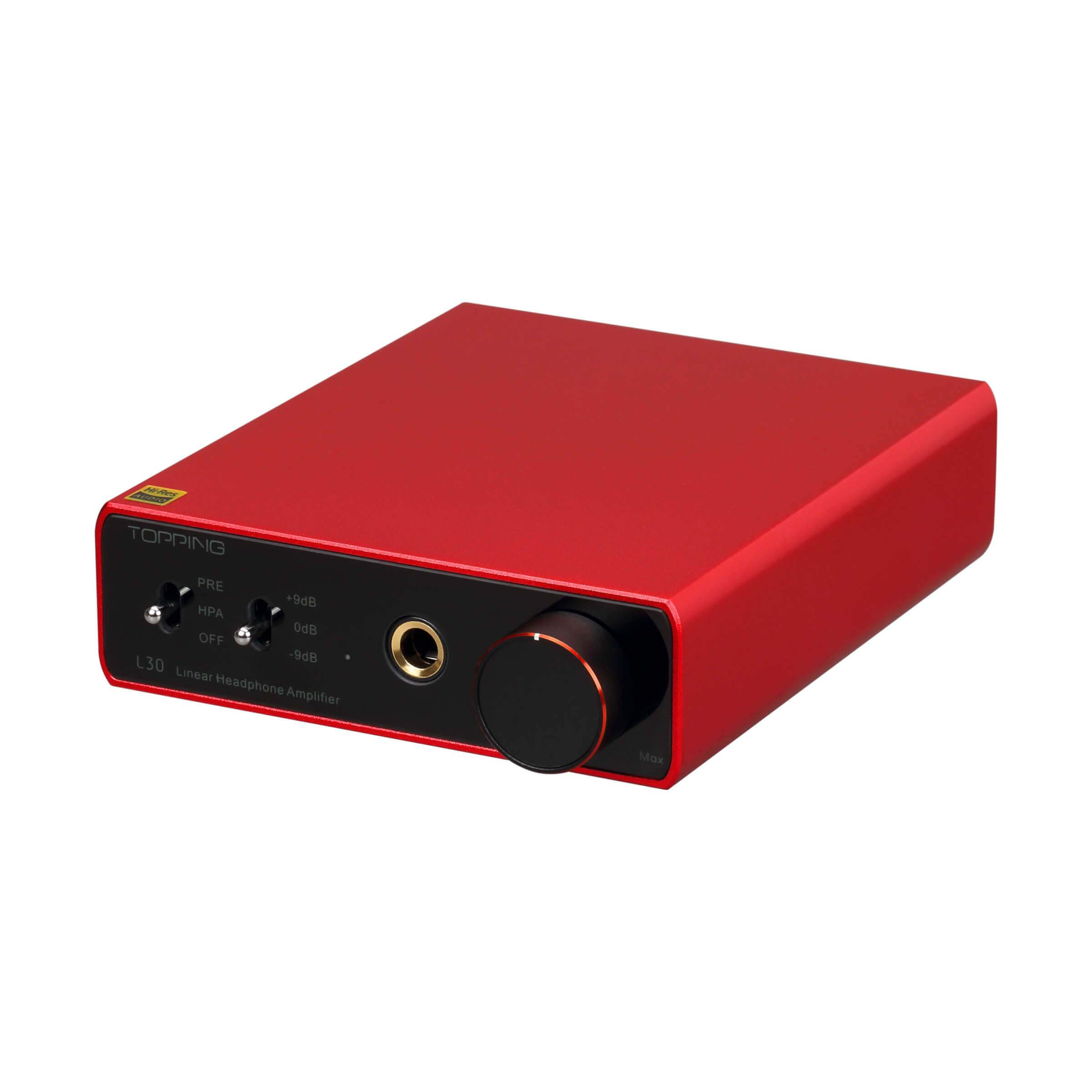 TOPPING L30 Headphone Amp HiFiGo red
