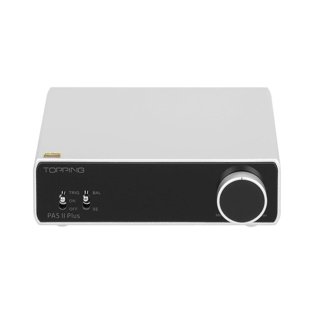 TOPPING PA5 II / PA5 II Plus High-Performance Decktop Power Amplifier HiFiGo PA5 II Plus Sliver