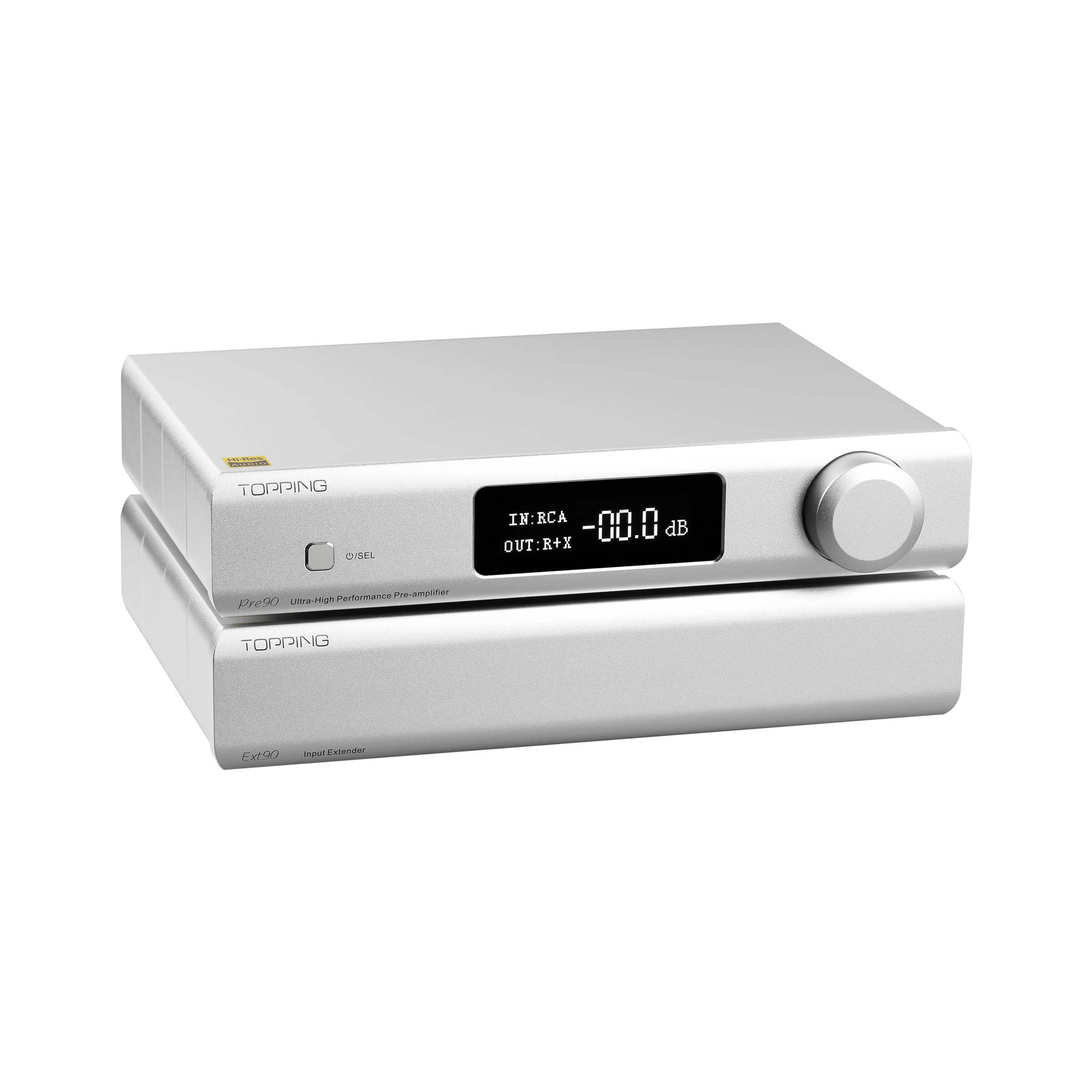 Topping Pre90 Preamplifier & Topping Ext90 Input Extender NFCA Modules HiFiGo