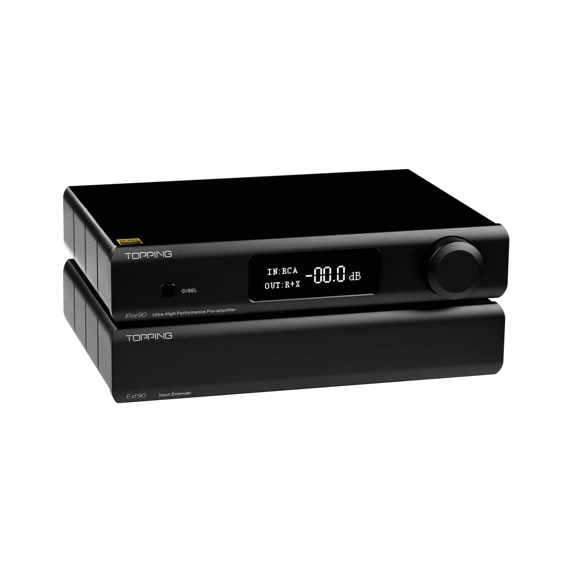 Topping Pre90 Preamplifier & Topping Ext90 Input Extender NFCA Modules HiFiGo