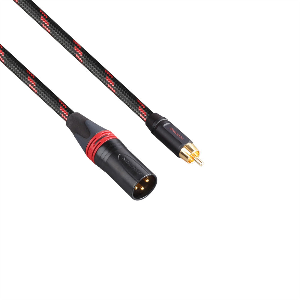 TOPPING TCRX1 Fever Audio Cable Double Lotus RCA To Double Canon XLR Male Cable HiFiGo