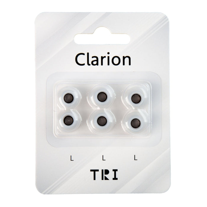 TRI Clarion Silicone Earphone Eartips 3 Pairs For Nozzle 4.5mm-6mm Eartips HiFiGo 3 pairs all in L 
