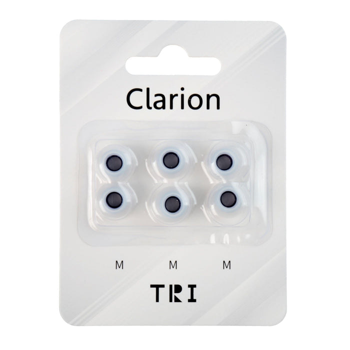 TRI Clarion Silicone Earphone Eartips 3 Pairs For Nozzle 4.5mm-6mm Eartips HiFiGo 3 pairs all in M 