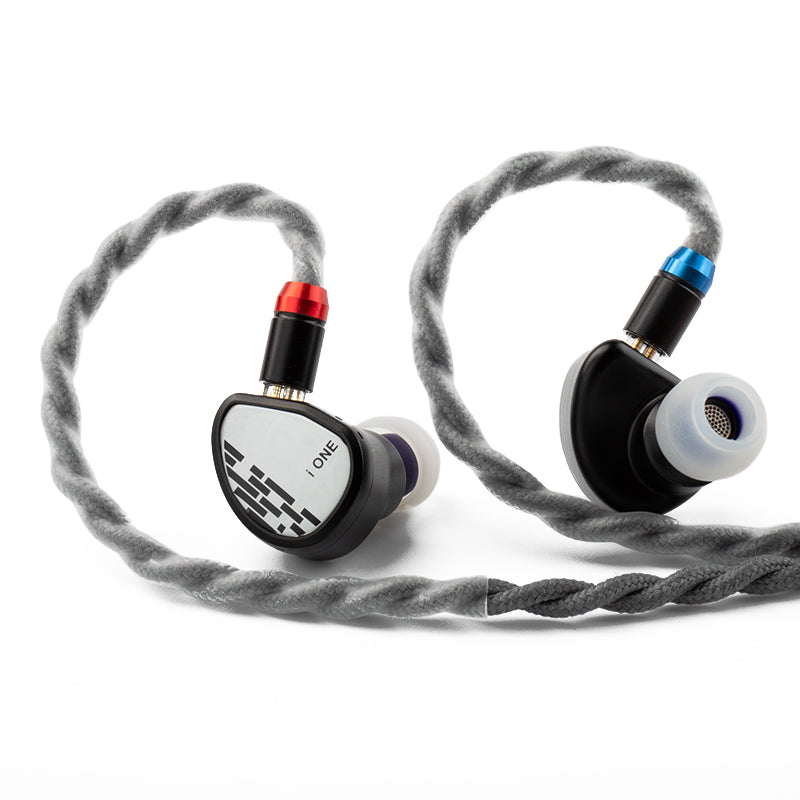TRI i One New Flagship Earphone Single Dynamic Driver In-Ear Monitors IEMs HiFiGo Silver