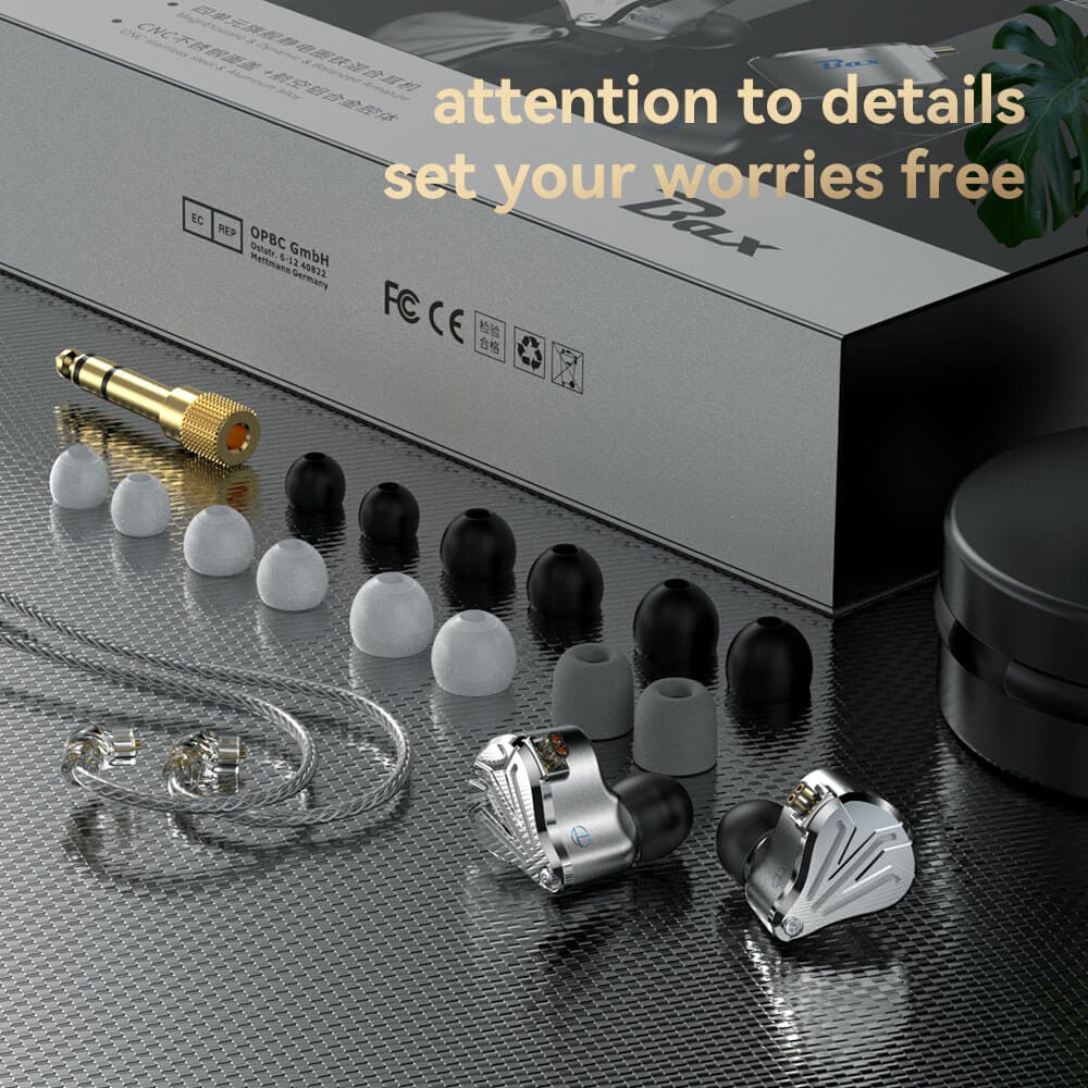 TRN BAX BA+1DD+2EST HIFI In-Ear Monitor HiFiGo