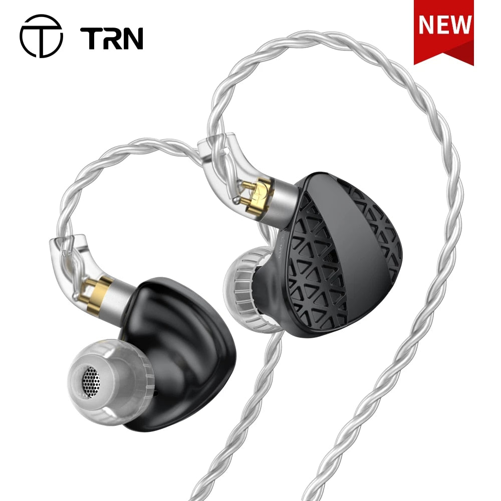 TRN MT3 Dual-Chamber 10mm Dynamic In-Ear Monitors IEMs Earphone HiFiGo