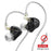 TRN TA2 2BA+1DD Hybrid In-Ear Monitors HiFiGo Black no mic 