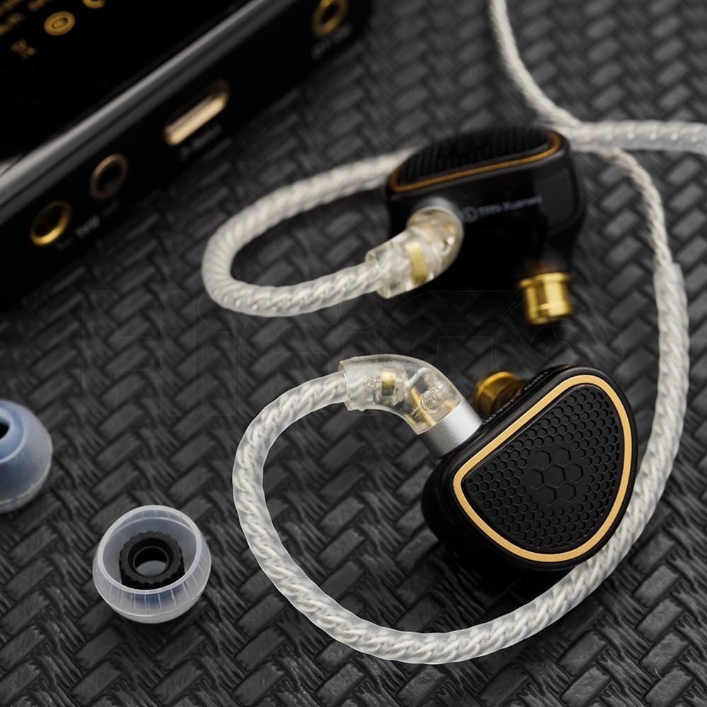 TRN Xuanwu 10mm Square Planar Driver + 1BA Hybrid In-Ear Monitors IEMs Earphone HiFiGo