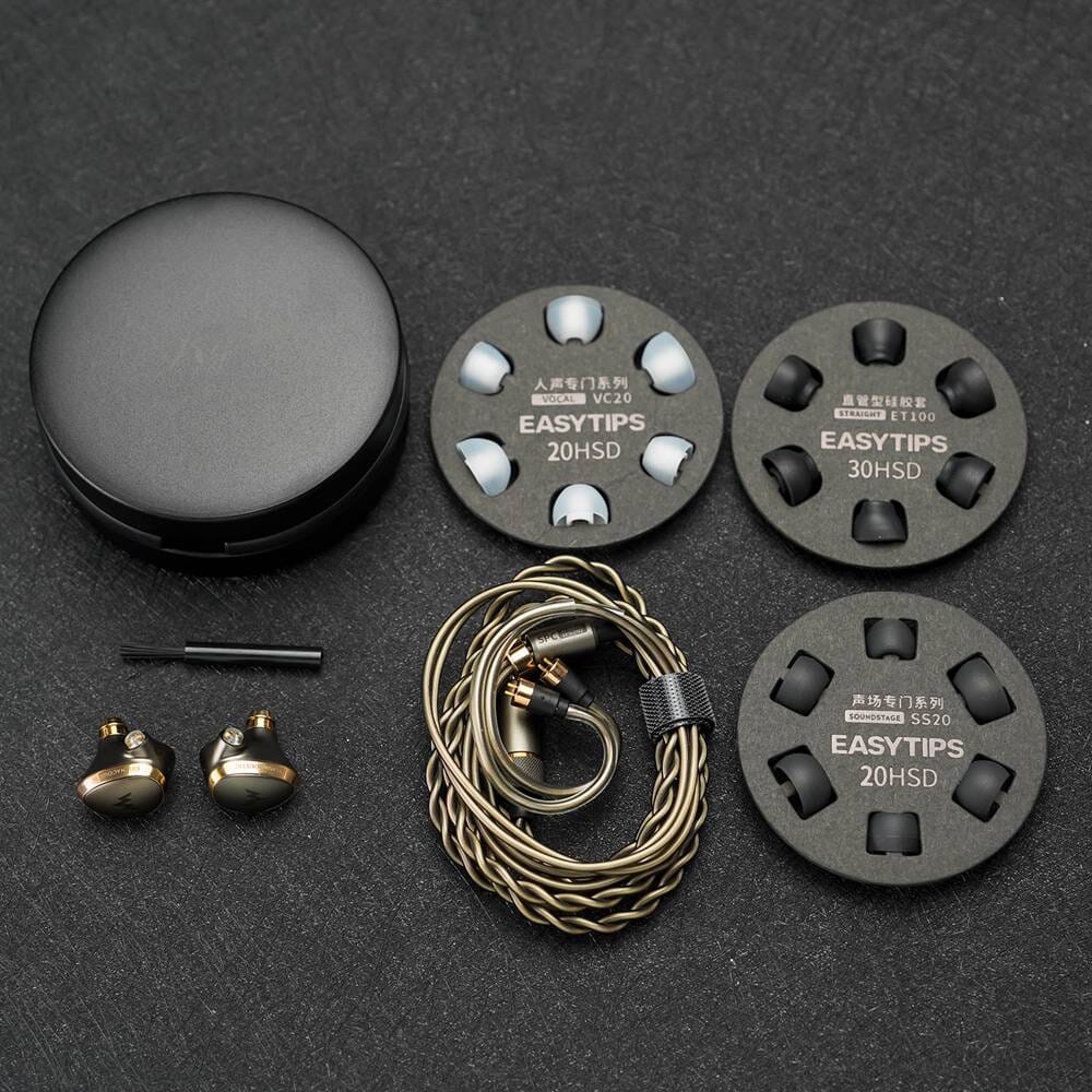 Whizzer Kylin HE10 10.2mm Carbon Nanotube Dynamic Diaphragm Driver In-Ear Earphone Earphone HiFiGo