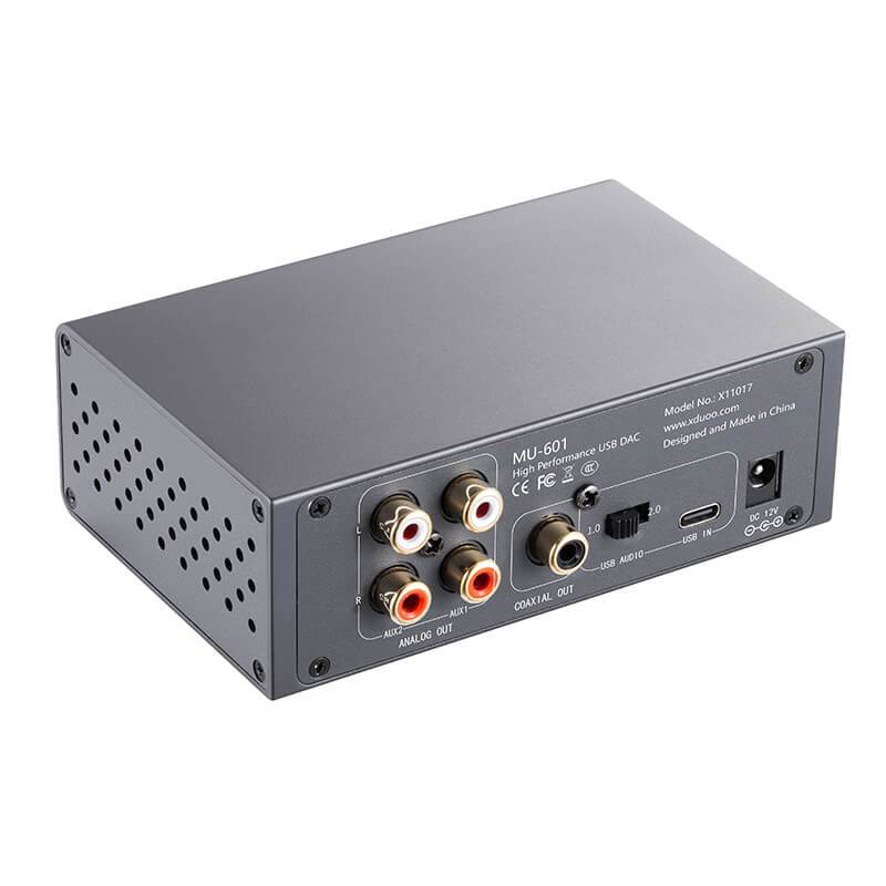 xDuoo MU-601 ES9018K2M PCM384kHz DSD256 Hi-Res DAC HiFiGo