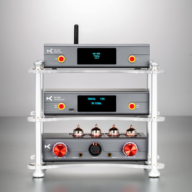 xDuoo X-R01 Multilayer Acrylic HiFi Rack For Small Amps & DACs HiFiGo