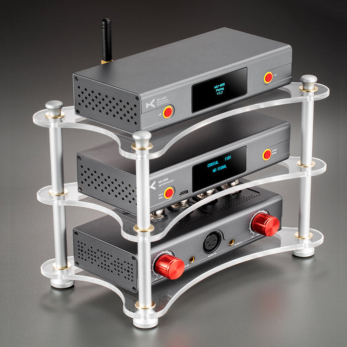 xDuoo X-R01 Multilayer Acrylic HiFi Rack For Small Amps & DACs HiFiGo 