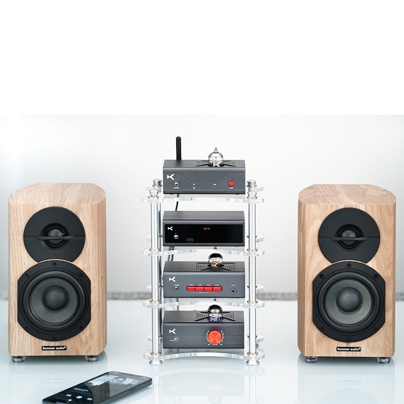 xDuoo X-R01 Multilayer Acrylic HiFi Rack For Small Amps & DACs HiFiGo