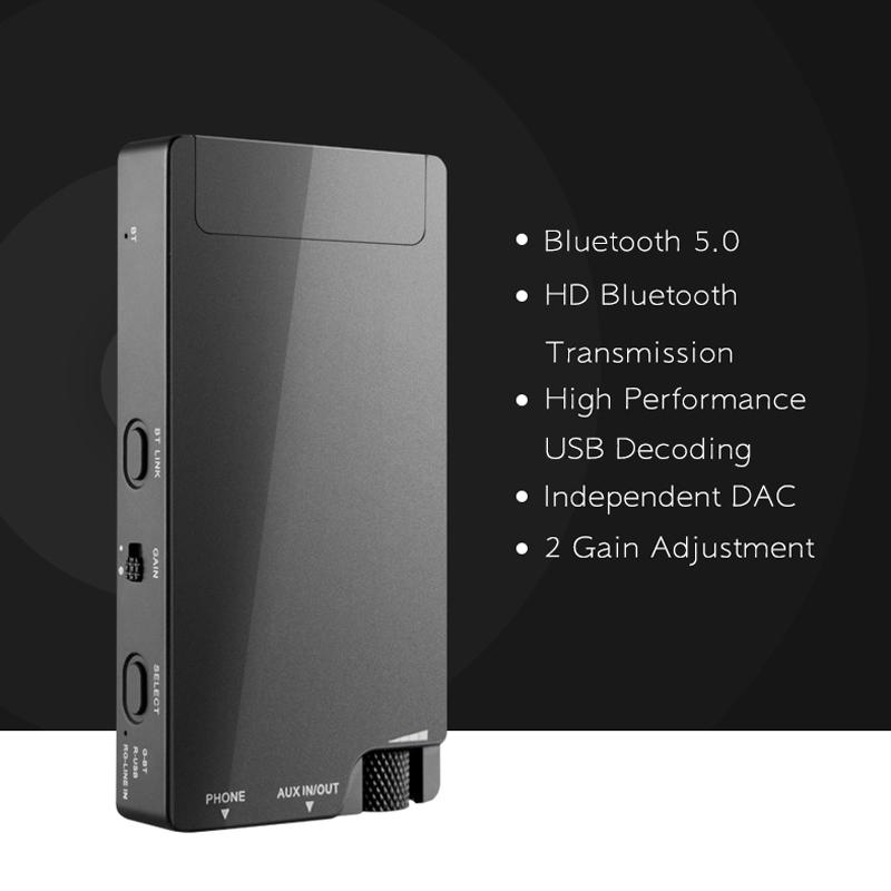 XDUOO XP-2 BT 5.0 Portable Headphone AMP DAC HiFi Audiophile USB HiFiGo