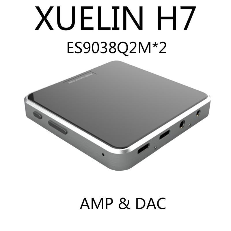 XUELIN H7 Dual ES9038Q2M DAC HiFi USB Headphone Amplifier HiFiGo
