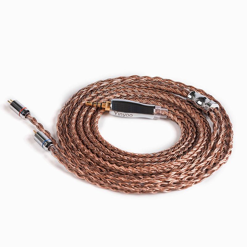 Yinyoo 16 Core High Purity Copper Cable 2.5/3.5/4.4MM MMCX/2PIN/QDC HiFiGo 2.52PIN