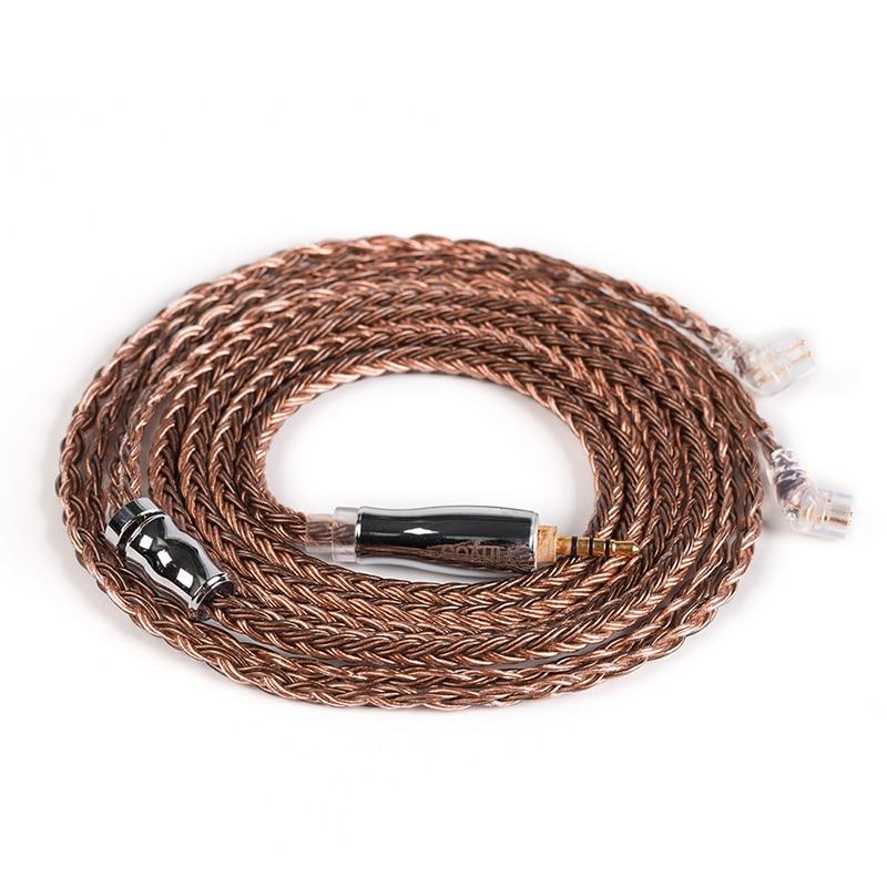 Yinyoo 16 Core High Purity Copper Cable 2.5/3.5/4.4MM MMCX/2PIN/QDC HiFiGo 2.5QDC