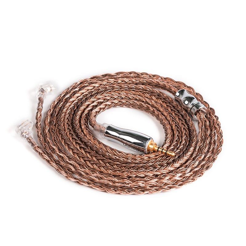 Yinyoo 16 Core High Purity Copper Cable 2.5/3.5/4.4MM MMCX/2PIN/QDC HiFiGo 2.5TFZ