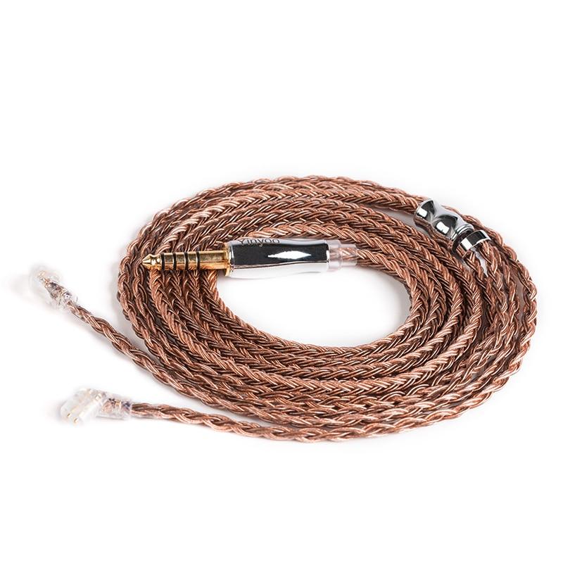 Yinyoo 16 Core High Purity Copper Cable 2.5/3.5/4.4MM MMCX/2PIN/QDC HiFiGo 4.4 QDC