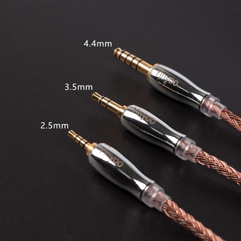 Yinyoo 16 Core High Purity Copper Cable 2.5/3.5/4.4MM MMCX/2PIN/QDC HiFiGo
