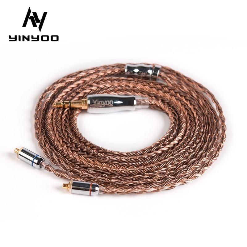 Yinyoo 16 Core High Purity Copper Cable 2.5/3.5/4.4MM MMCX/2PIN/QDC HiFiGo
