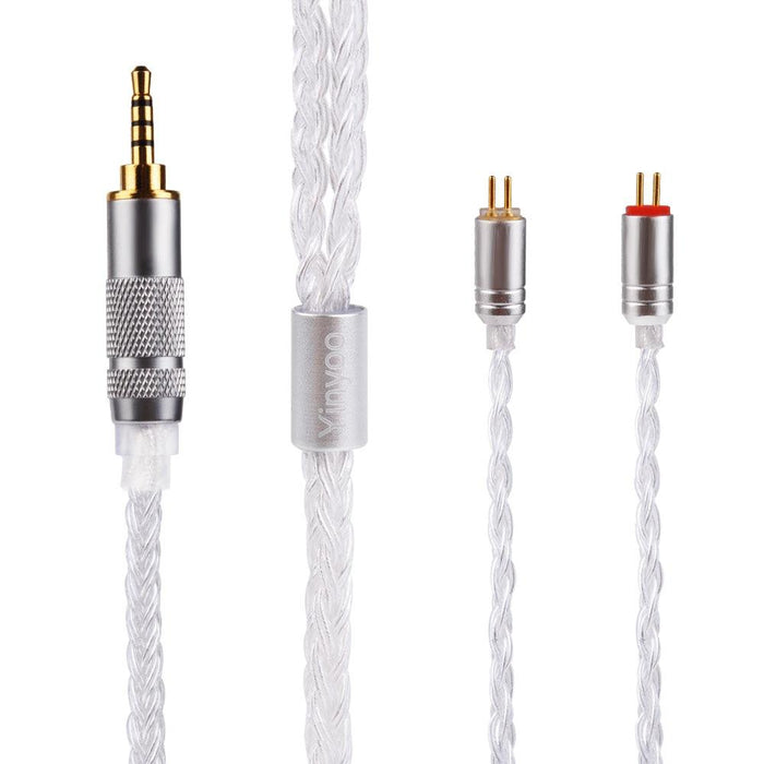 Yinyoo 16 Core Silver Plated Cable 2.5/3.5/4.4mm Upgrade Cable HiFiGo 2PIN 2.5 