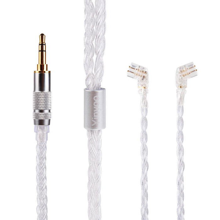 Yinyoo 16 Core Silver Plated Cable 2.5/3.5/4.4mm Upgrade Cable HiFiGo QDC 3.5 