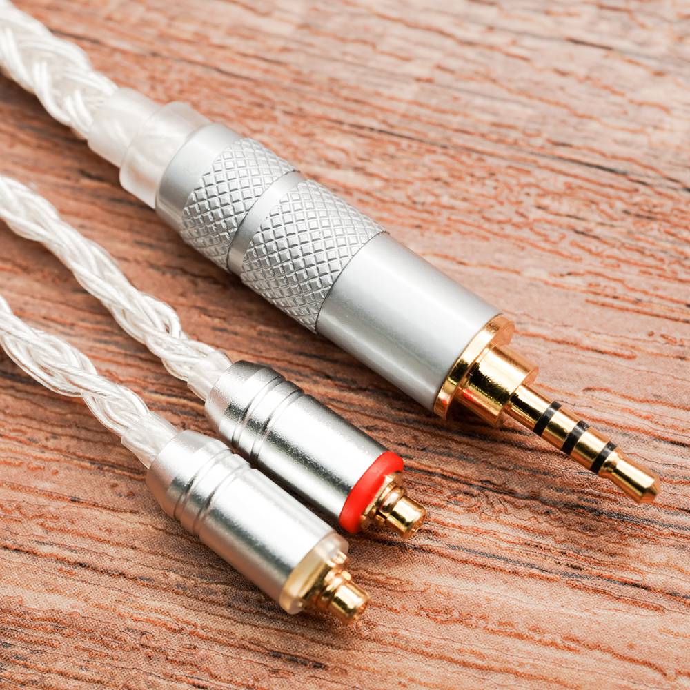 Yinyoo 16 Core Silver Plated Cable 2.5/3.5/4.4mm Upgrade Cable With MMCX/2PIN/QDC HiFiGo