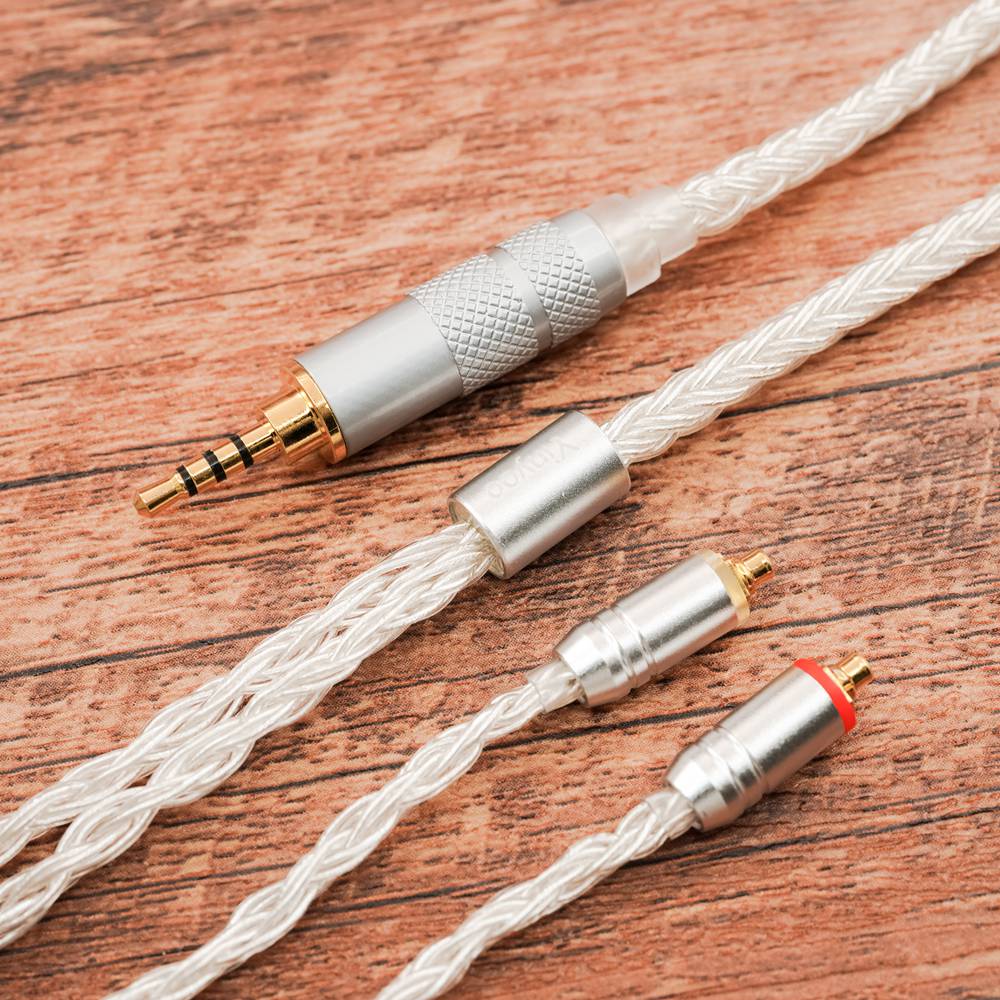 Yinyoo 16 Core Silver Plated Cable 2.5/3.5/4.4mm Upgrade Cable With MMCX/2PIN/QDC HiFiGo