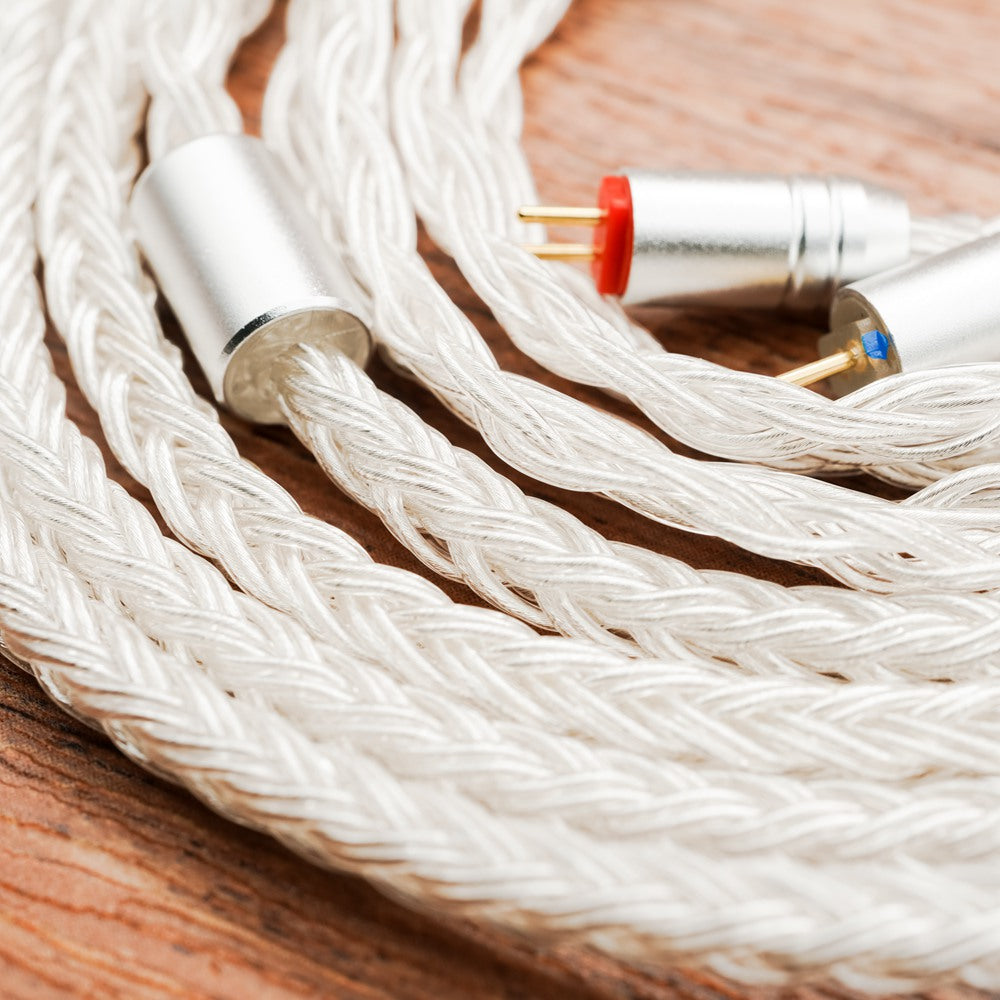 Yinyoo 16 Core Silver Plated Cable 2.5/3.5/4.4mm Upgrade Cable With MMCX/2PIN/QDC HiFiGo