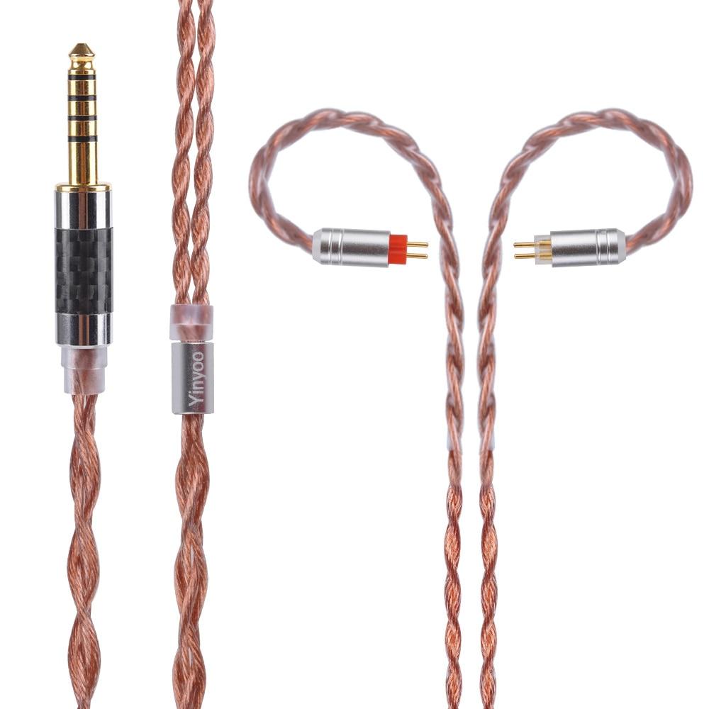 Yinyoo 4 Core Alloy With Pure Copper Upgraded Cable 2.5/3.5/4.4mm HiFiGo