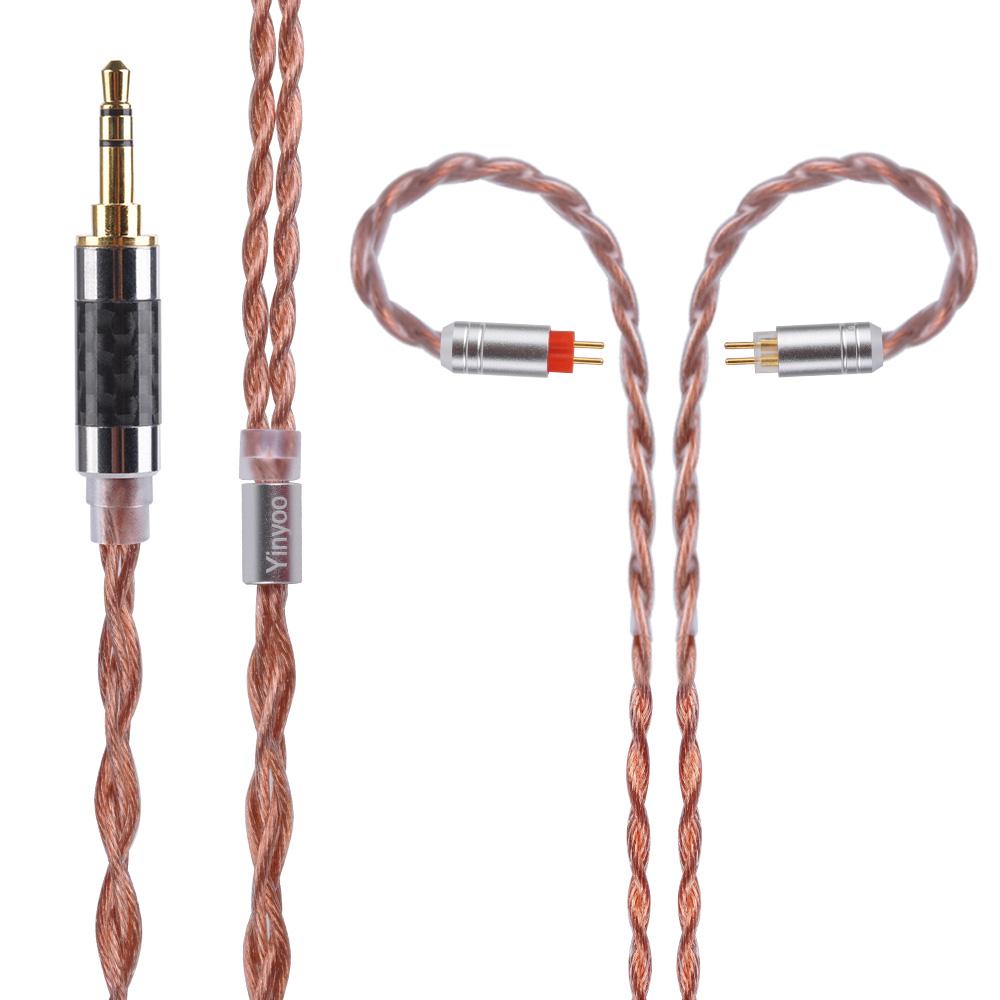 Yinyoo 4 Core Alloy With Pure Copper Upgraded Cable 2.5/3.5/4.4mm HiFiGo