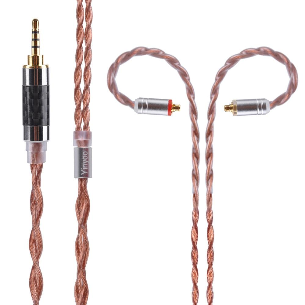 Yinyoo 4 Core Alloy With Pure Copper Upgraded Cable 2.5/3.5/4.4mm HiFiGo