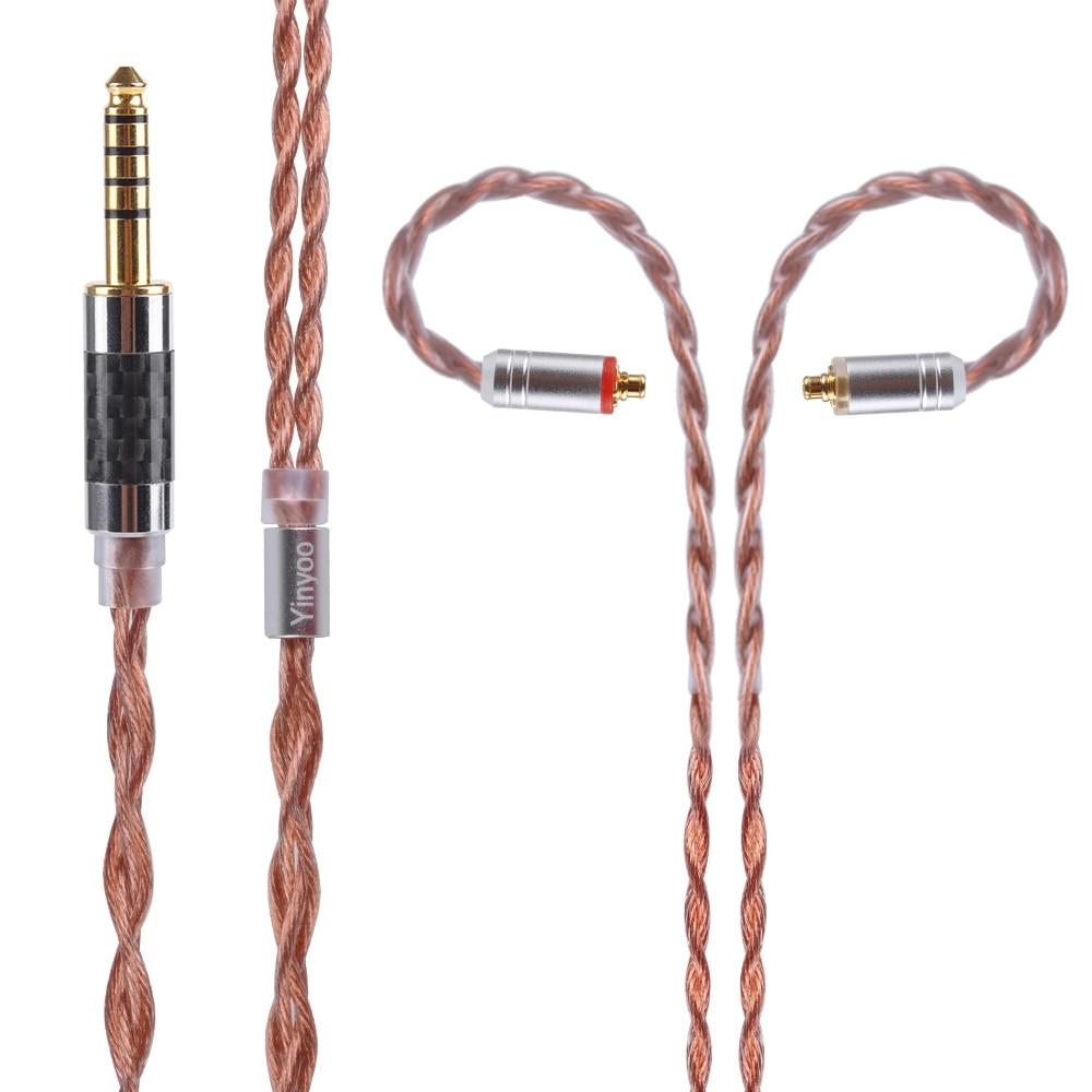 Yinyoo 4 Core Alloy With Pure Copper Upgraded Cable 2.5/3.5/4.4mm HiFiGo