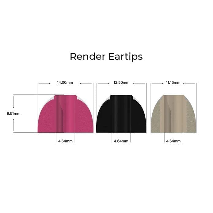 ZEOS Render Memory Foam Eartips Accessories HiFiGo